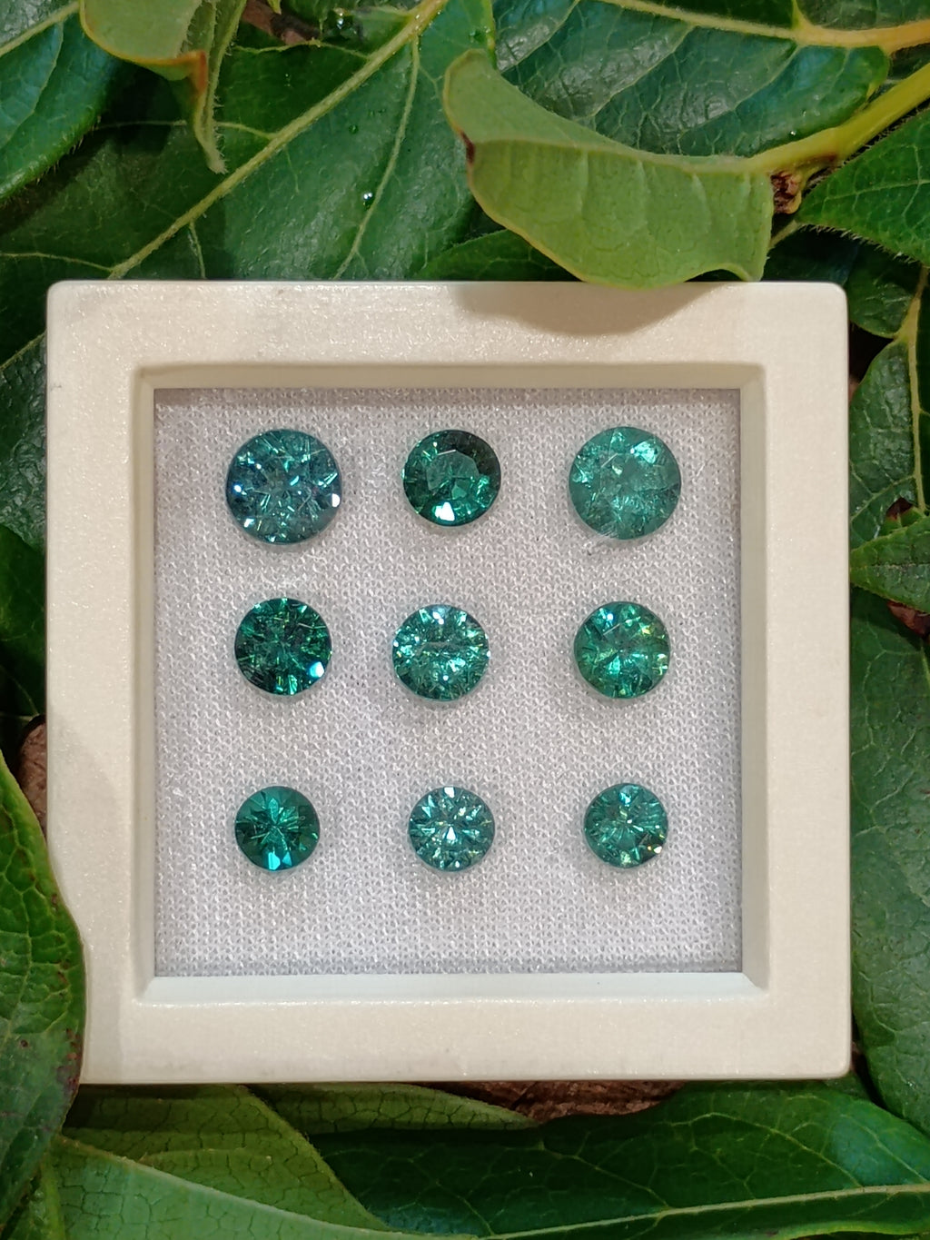 6.6 Carats Light Blue Tourmaline Parcel (9 cut stones)