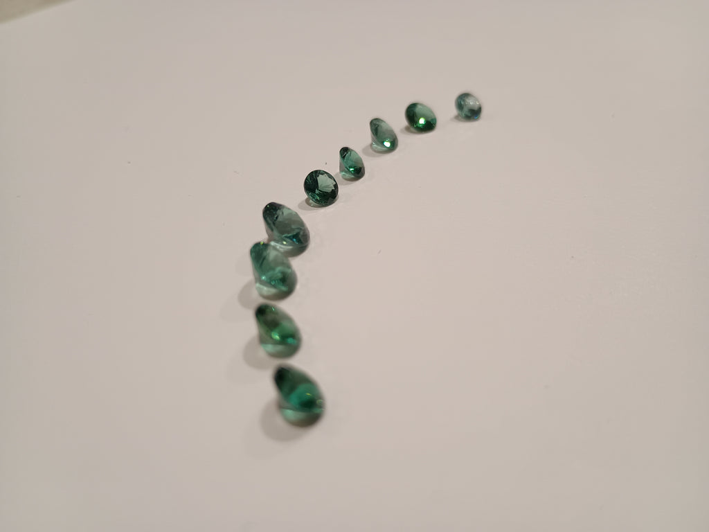 6.6 Carats Light Blue Tourmaline Parcel (9 cut stones)