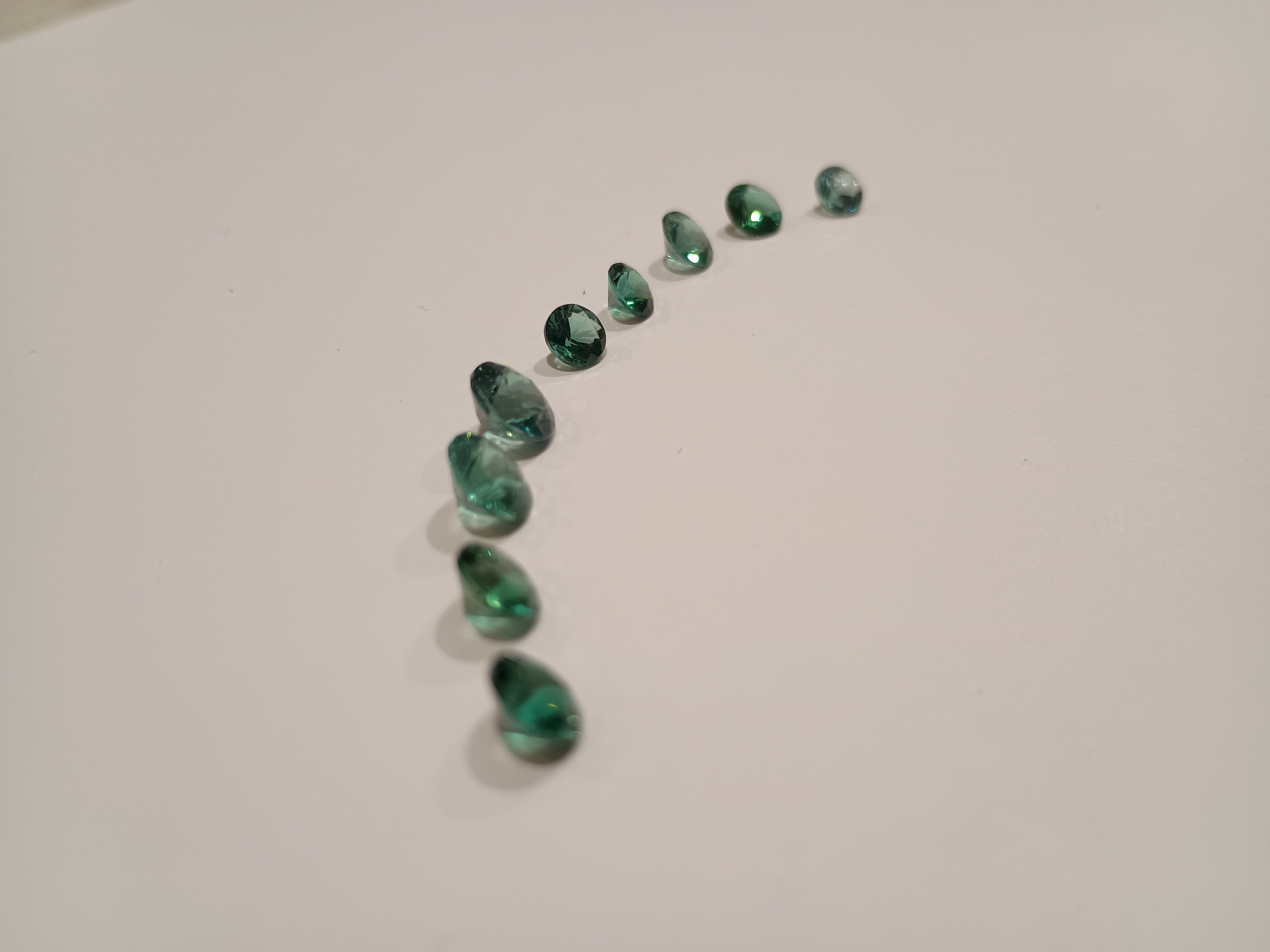 6.6 Carats Light Blue Tourmaline Parcel (9 cut stones)